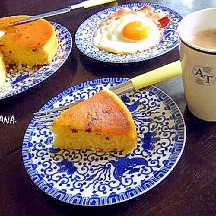 ラムレーズンホットケーキ